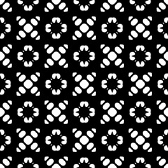 White background with black pattern. Seamless texture for fashion, textile design,  on wall paper, wrapping paper, fabrics and home decor. Simple repeat pattern.