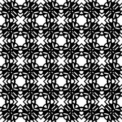 White background with black pattern. Seamless texture for fashion, textile design,  on wall paper, wrapping paper, fabrics and home decor. Simple repeat pattern.