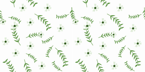 Seamless vector pattern hand-drawn line with leaves fabric seamless patterns The geometric pattern with lines. Seamless vector background. for paper,cover,interior decor,texture,fabric,clothing