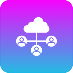 Cloud Sharing Icon