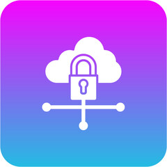 Cloud Lock Icon