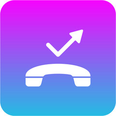 Fototapeta premium Missed Call Icon