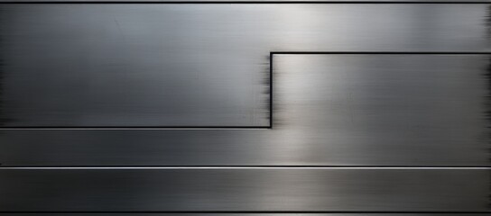 Brushed steel texture, presenting a commonly used industrial look - obrazy, fototapety, plakaty