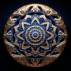 Fototapeta premium colored mandala symbol of spirituality tantra