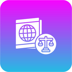 Legal passport Icon