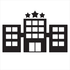 hotel 3 stars icon vector illustration symbol