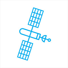 satellite icon vector illustration symbol