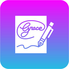 Caligraphy Icon