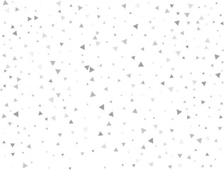 Festive Silver Triangular Confetti