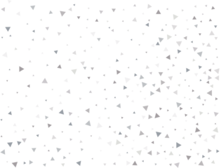 Festive Silver Triangular Confetti
