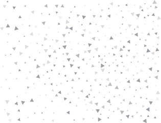 Festive Silver Triangular Confetti