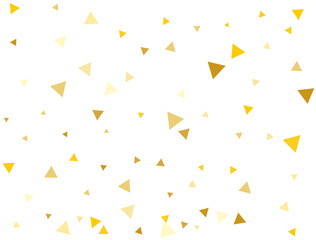 Gold Triangular Confetti