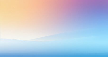 Gradient background with blue, pink and orange colors. Abstract, smooth and soft image with diagonal pattern. 