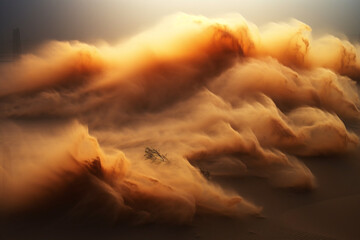picturesque Sand storm approaching 