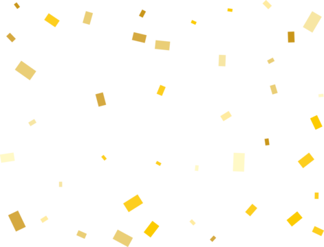 Golden Rectangle Confetti.