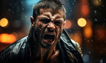 Success is Possible: A Fighter's Story of Inspiration: A photo of a fighter inspiring others, symbolizing the importance of setting goals and working hard to achieve them.