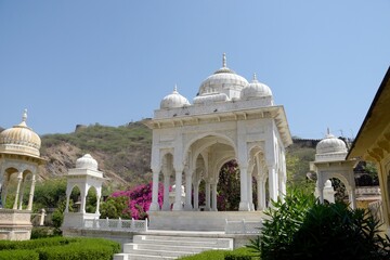 Gatore Ki Chhatriyan ( royal crematorium grounds ) , Jaipur, Rajasthan, India