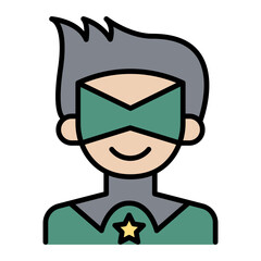 Super hero icon