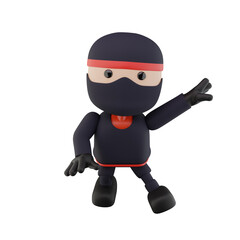 Ninja Kids 3D Character