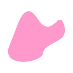 Abstract blob shape recolorable vector element