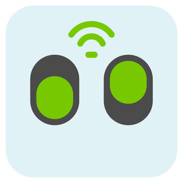 smart switch icon with outline style. Suitable for website design, logo, app, UI and ETC.