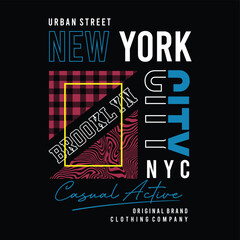 New york city clothing design for print t shirt and etc
