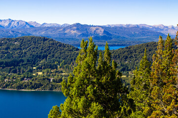 Bariloche beautiful views, landscapes, mountains and lakes Patagonia Argentina