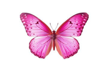 A beautiful, colorful butterfly isolated on a white background, Generative Ai