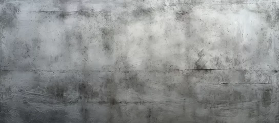 Schilderijen op glas a gray, metal texture, in the style of pulled, scraped, and scratched, aluminum © Mahenz