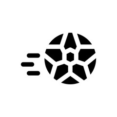 Obraz premium ball glyph icon