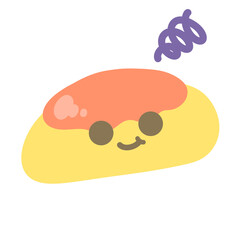 ケチャップオムレツガッカリ☆PNG