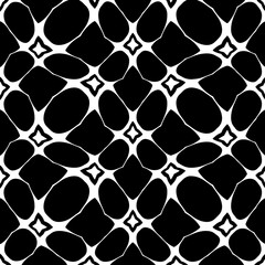 White background with black pattern. Seamless texture for fashion, textile design,  on wall paper, wrapping paper, fabrics and home decor. Simple repeat pattern.