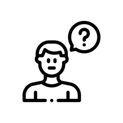 question line icon