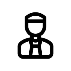 business man line icon