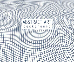 3d vector mesh abstract background, artistic trendy modern illustration of lattice surface.