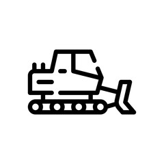 snowcat line icon