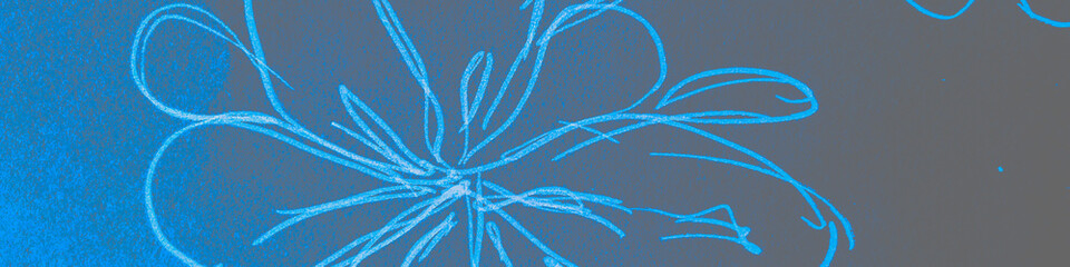 Vintage Hand Drawn Flower. Spring Fun Surface.