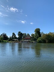 Lac inférieur au Bois de Boulogne à Paris