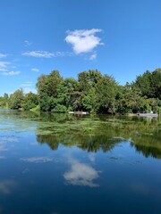 Lac inférieur au Bois de Boulogne à Paris