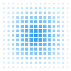 blue gradient colors square halftone element design 