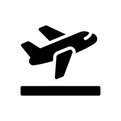 take off glyph icon