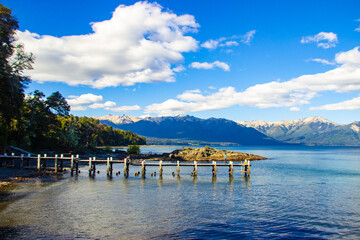 Bariloche beautiful scenic views, landscapes, mountains and lakes Patagonia Argentina