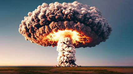atomic explosion in the desert