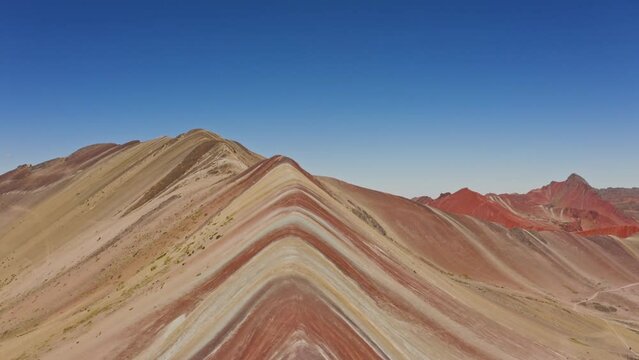 Vinicunca, Mountain seven colors, Cusco Peru. Rainbow Mountain,