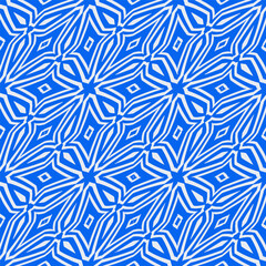 Ornament in ethnic style.Seamless pattern with abstract shapes. Repeat design for fashion, textile design,  on wall paper, wrapping paper, fabrics and home decor.