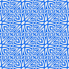Ornament in ethnic style.Seamless pattern with abstract shapes. Repeat design for fashion, textile design,  on wall paper, wrapping paper, fabrics and home decor.