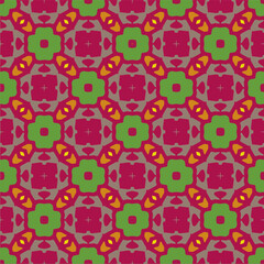 Ornament in ethnic style.Seamless pattern with abstract shapes. Repeat design for fashion, textile design,  on wall paper, wrapping paper, fabrics and home decor.