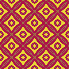 Ornament in ethnic style.Seamless pattern with abstract shapes. Repeat design for fashion, textile design,  on wall paper, wrapping paper, fabrics and home decor.