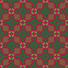 Ornament in ethnic style.Seamless pattern with abstract shapes. Repeat design for fashion, textile design,  on wall paper, wrapping paper, fabrics and home decor.