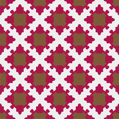 Ornament in ethnic style.Seamless pattern with abstract shapes. Repeat design for fashion, textile design,  on wall paper, wrapping paper, fabrics and home decor.